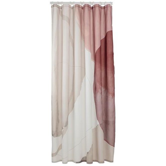 Hovedbilde Sealskin Earth dusjforheng dyp rosa