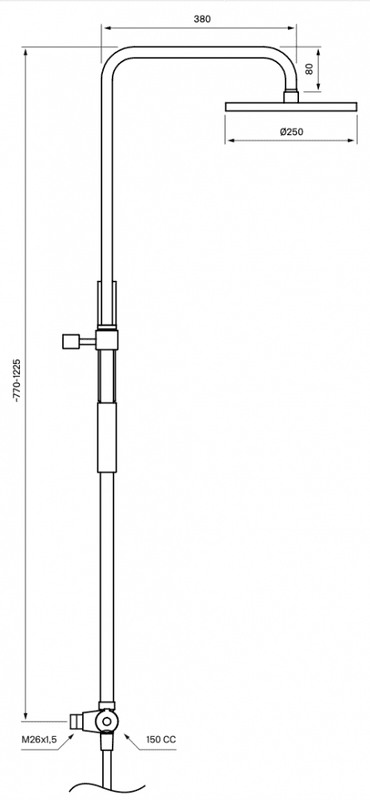 Tapwell TVM7200 Takdusj Bronze