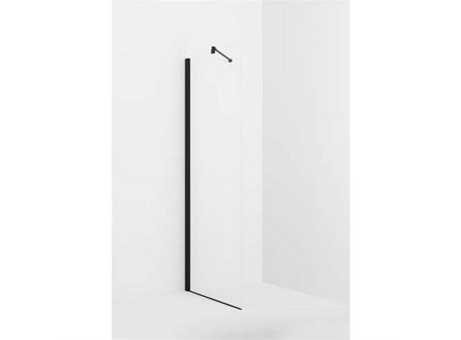 Hovedbilde VikingBad glassfelt rett Liam 70cm