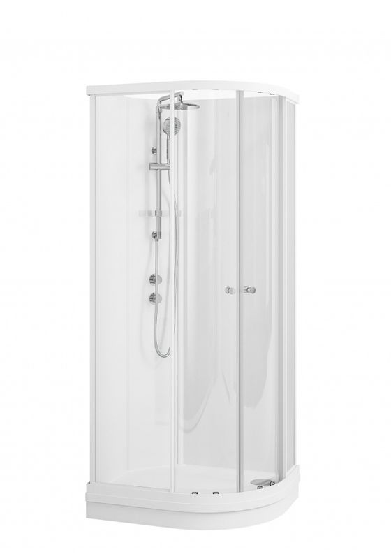 VikingBad Sofia Dusjkabinett  80x90x210, Pluss