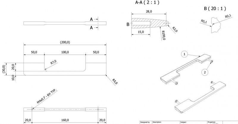 Vikingbad Håndtak Hald Sort 200mm