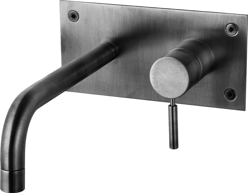 Tapwell BOX008 Servantbatteri Brushed Black Chrome