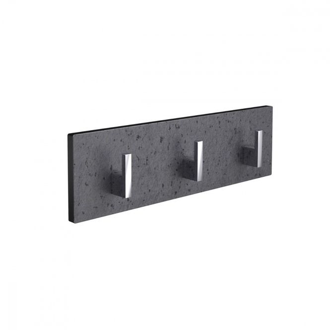Hovedbilde Hylle med 3 knagger 30 cm