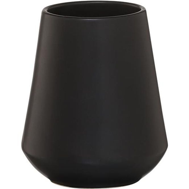 Hovedbilde Sealskin Conical tannglass i sort porselen