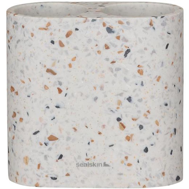 Sealskin Blend dobbel tannbørsteholder Terrazzo