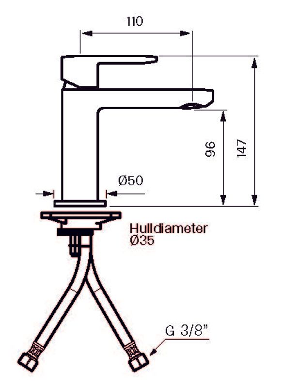 Tapwell CA071 Honey Gold servantbatteri