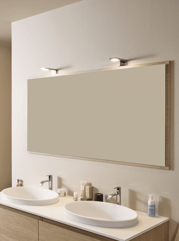 Vedum Sommen Speil Hvit Impregnert Eik