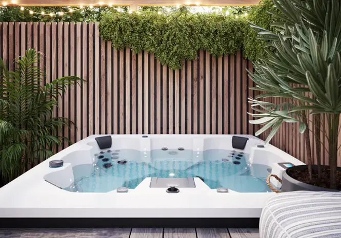 Hovedbilde Utendørs massasjebad VikingBad STELLA 215x215cm ...