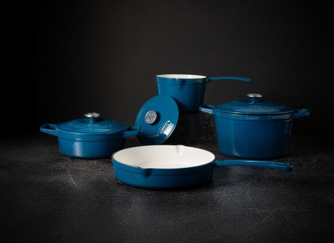 Hovedbilde Nordic Refined Støpejernsgrytesett Blå - Hadeland ...