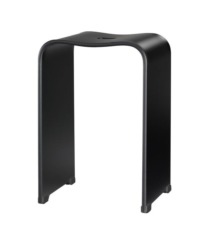 Esbada Plexi baderomskrakk matt sort