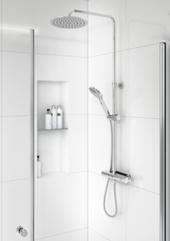 Gustavberg Round takdusjsett Nautic dusjsett m/Nautic termostat
