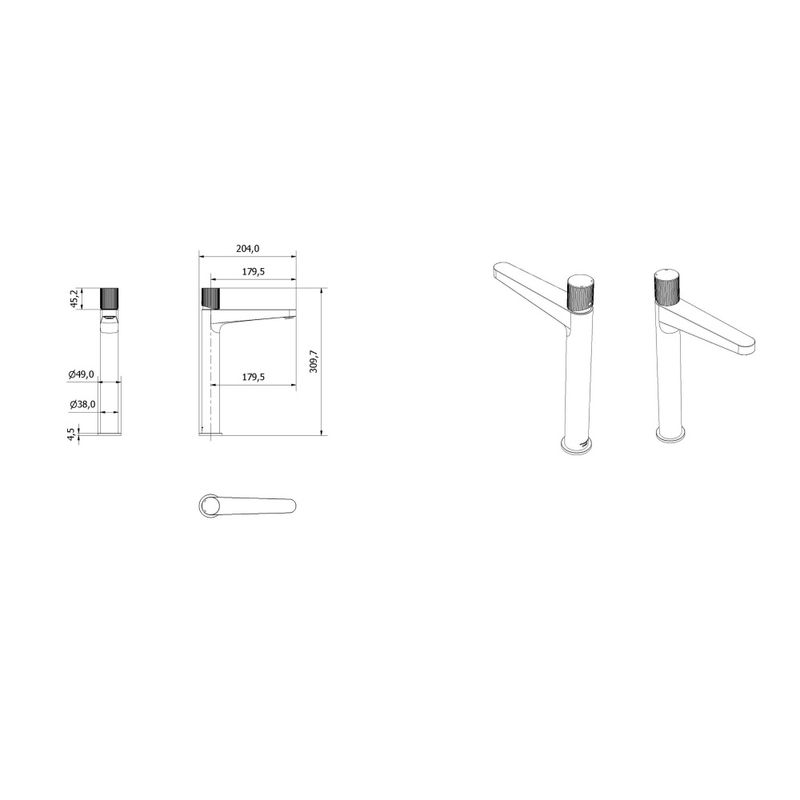 Vikingbad Servantkran Evin 