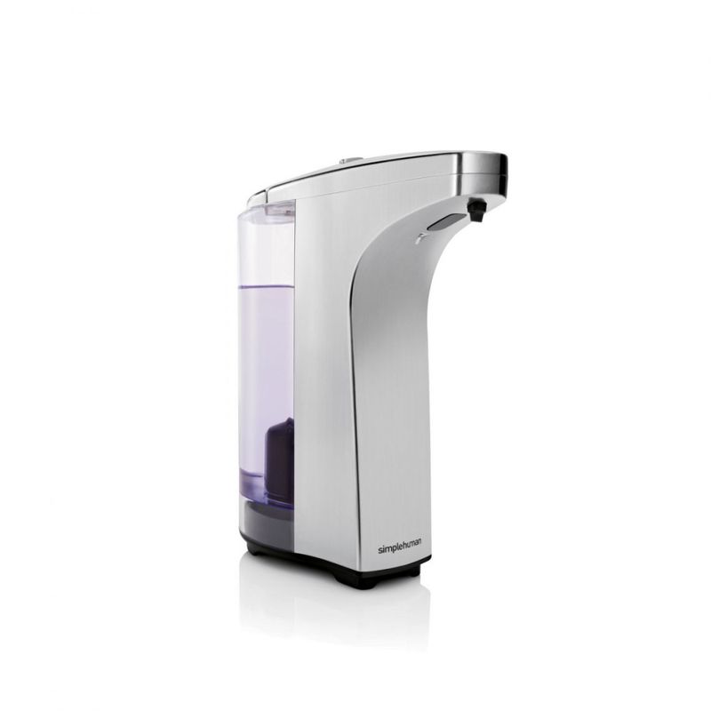 Simplehuman såpedispenser med sensor, batteri 237ml - hvit eller matt krom