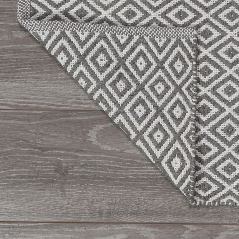 Sealskin Trellis grå badematte 60x90