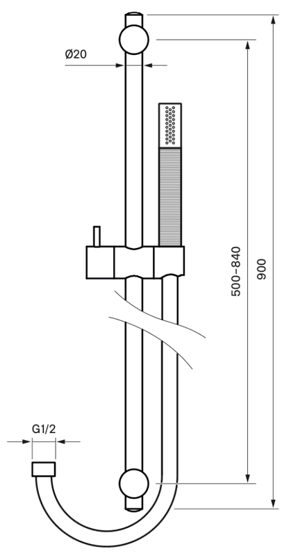 Tapwell ZSAL300 Dusjgarnityr Oksiderende Kobber
