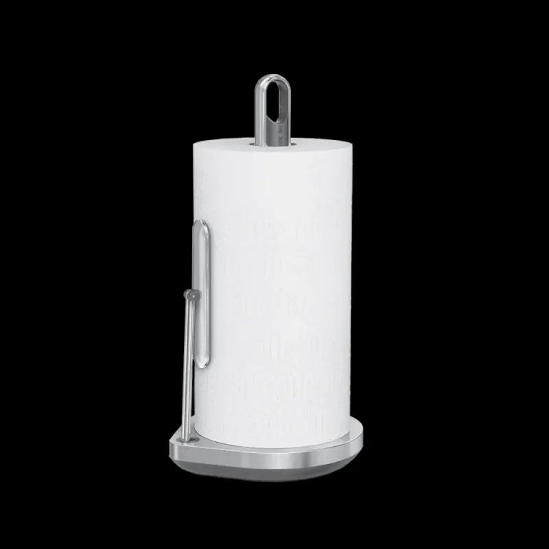 Simplehuman Tørkerullholder med spray Børstet stål eller Sort